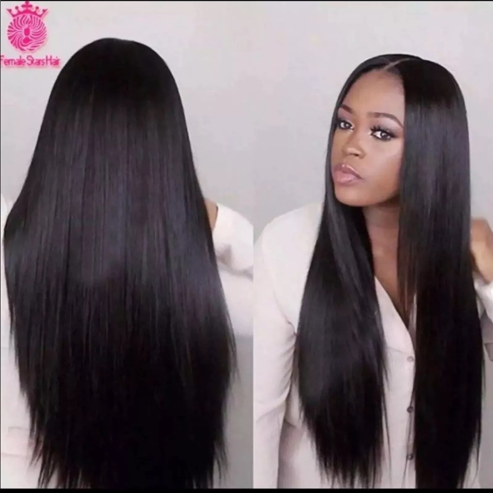 Long Straight Lace Front Wig